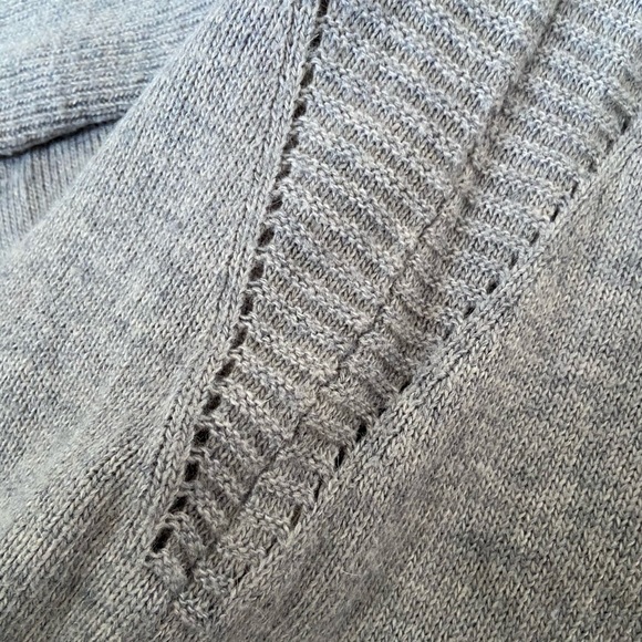 Grey Knit Crewneck Sweater (Seven Sisters) - Picture 3 of 4